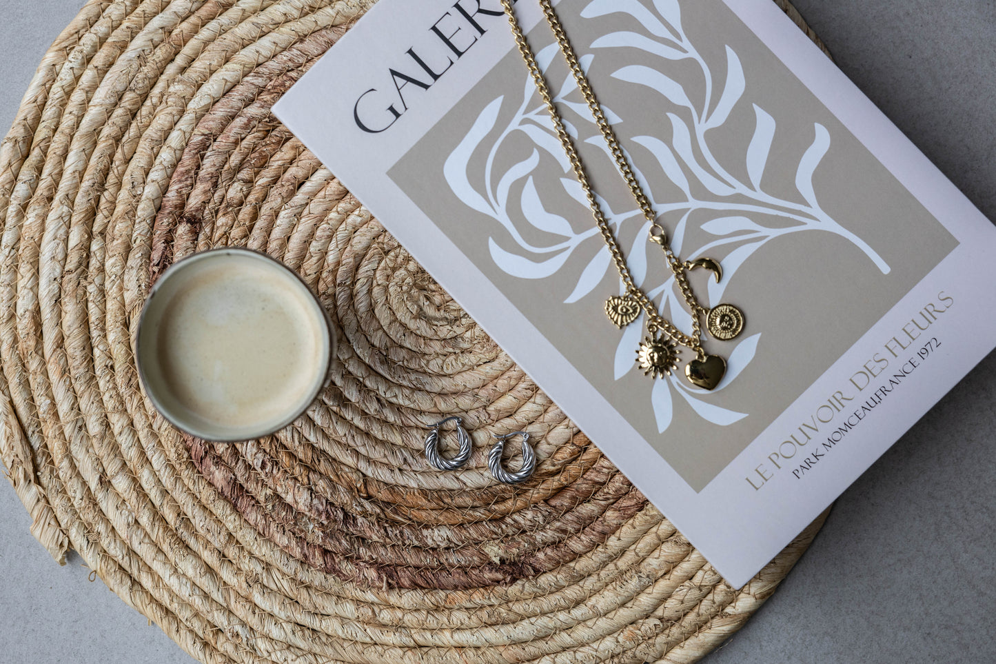 Ketting bedels K008 goud