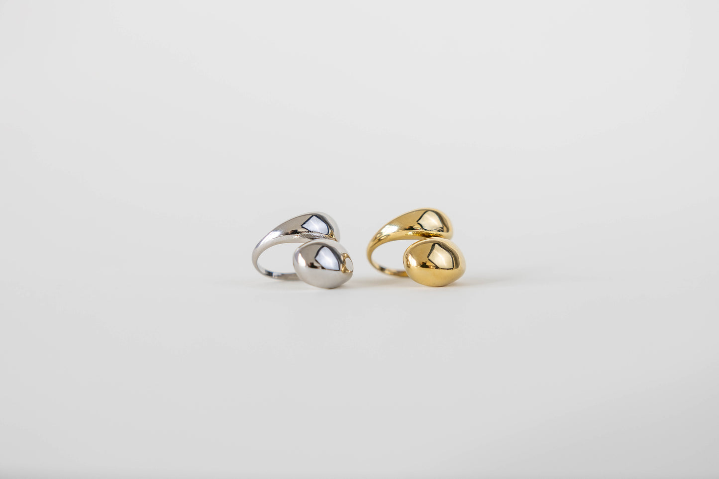 Druppel ring R003 goud