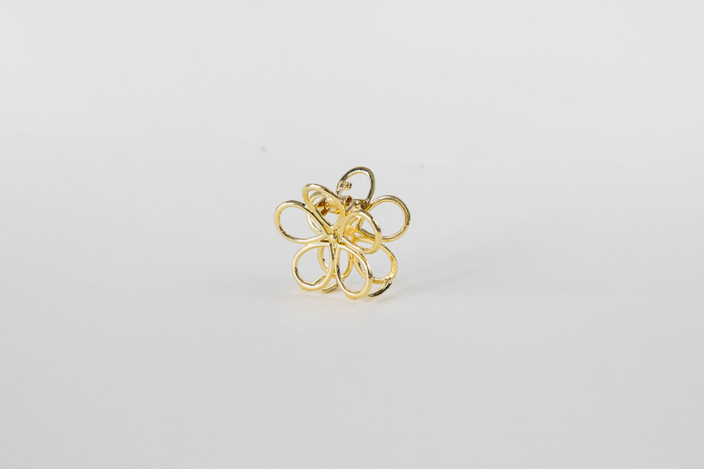 Haarklem bloem goud H001