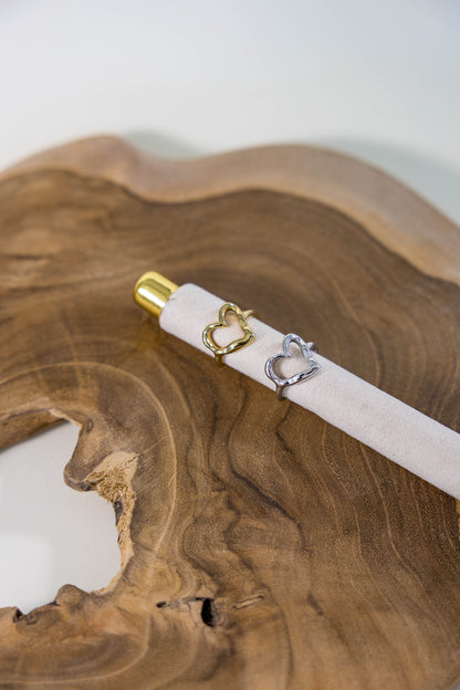 Ring hart R001 goud