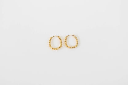 Oorbellen O008 bolletjes goud