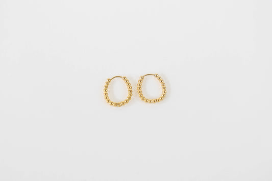 Oorbellen O008 bolletjes goud