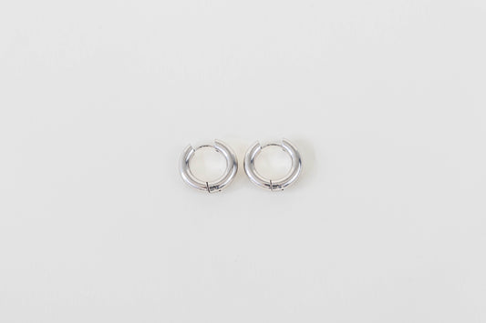 Mini hoops basic O007 zilver