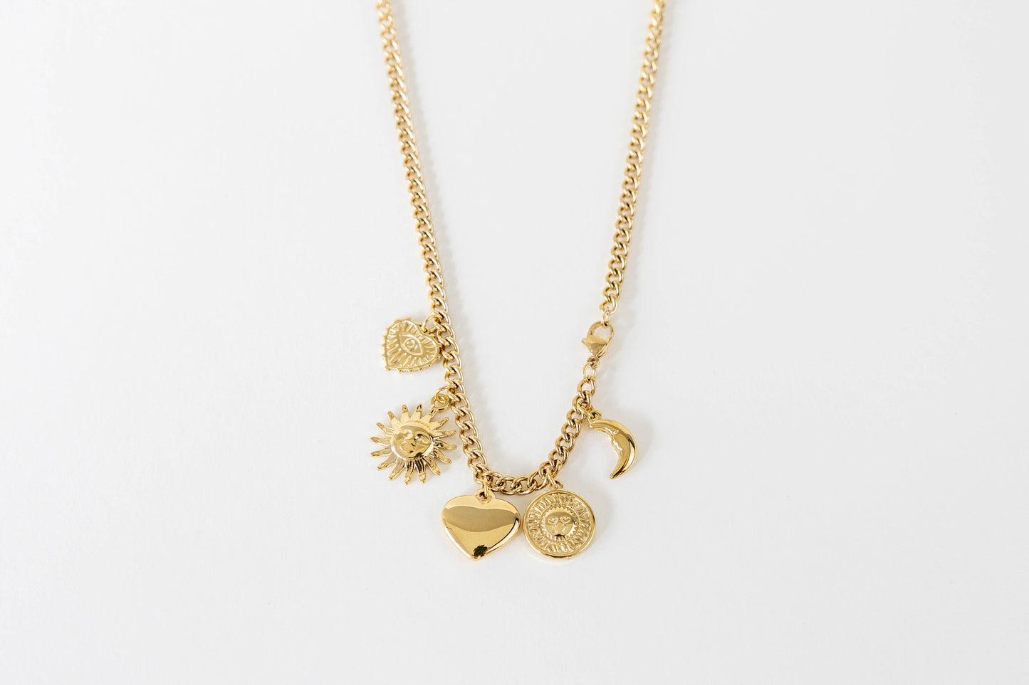 Ketting bedels K008 goud