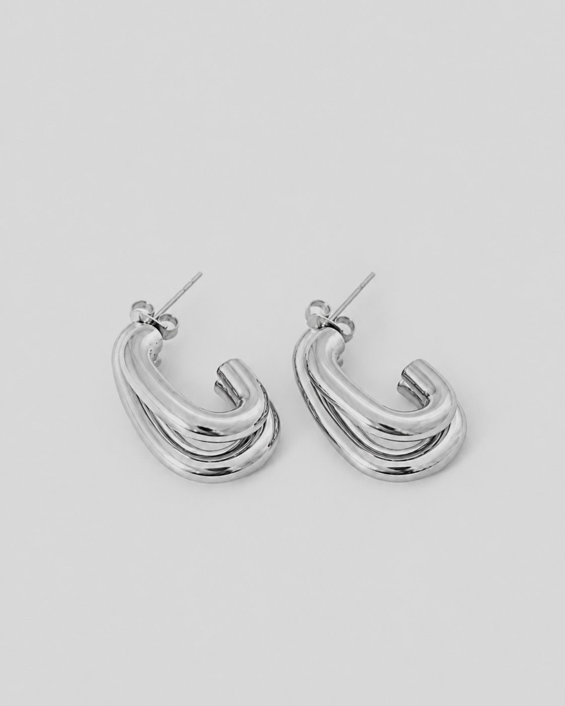 Oorbellen O013 zilver